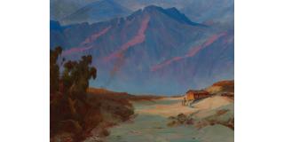 Jean Mannheim - Coachella Valley 28 x 36 in. framed 33 x 41 in.