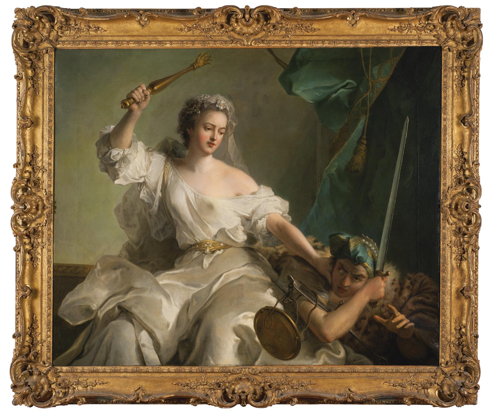 Jean-Marc Nattier - An Allegory Of Justice Combatting Injustice