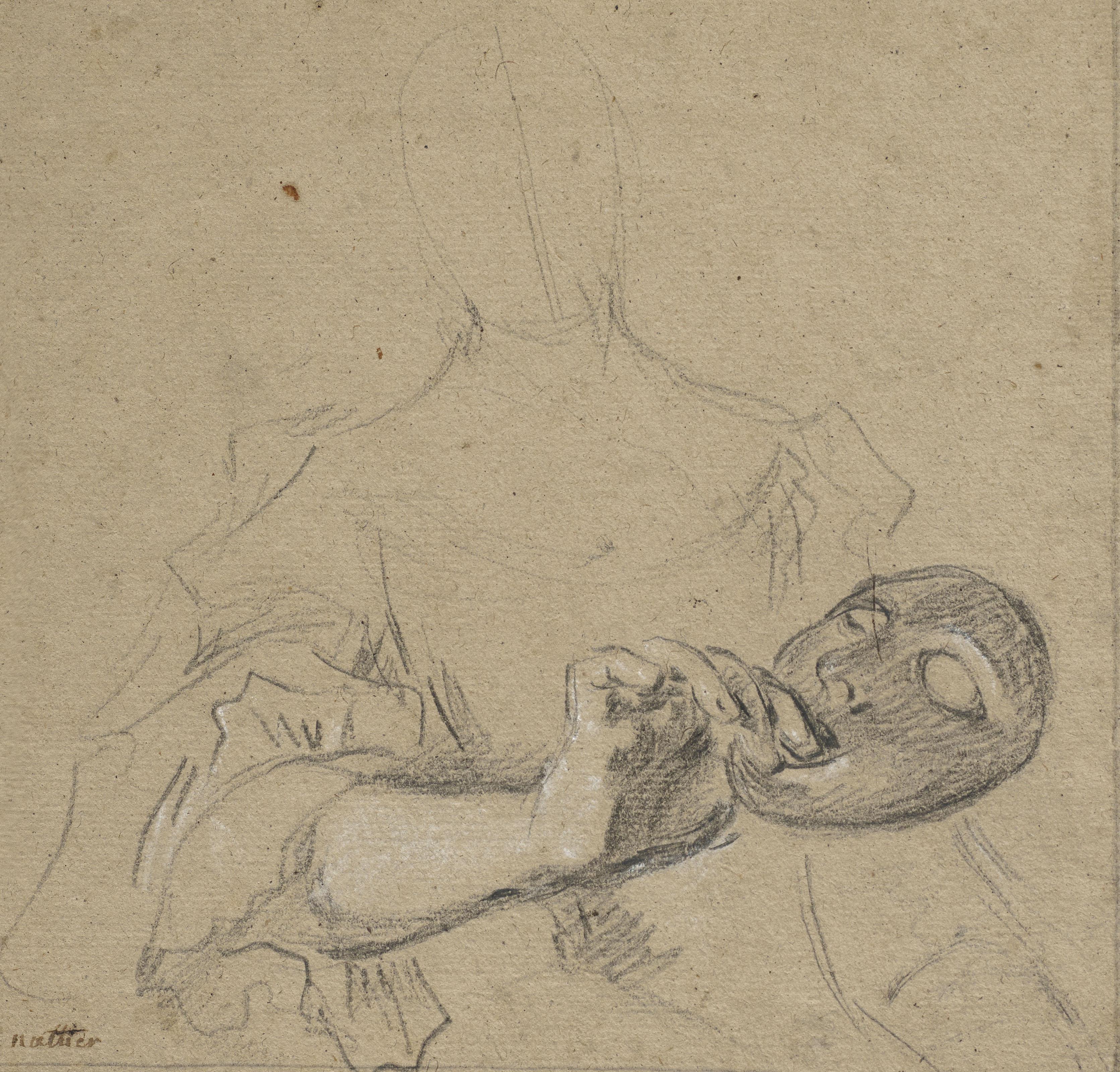 Jean-Marc Nattier - Femme au masque