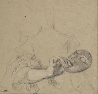 Jean-Marc Nattier - Femme au masque