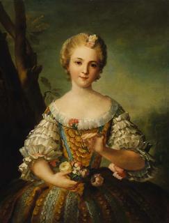 Jean-Marc Nattier - Porträt der Madame Louise de France