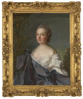 Jean-Marc Nattier - Portrait of a lady, bust-length