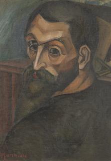 Jean Marchand - Autoportrait (recto); Nature morte (verso)