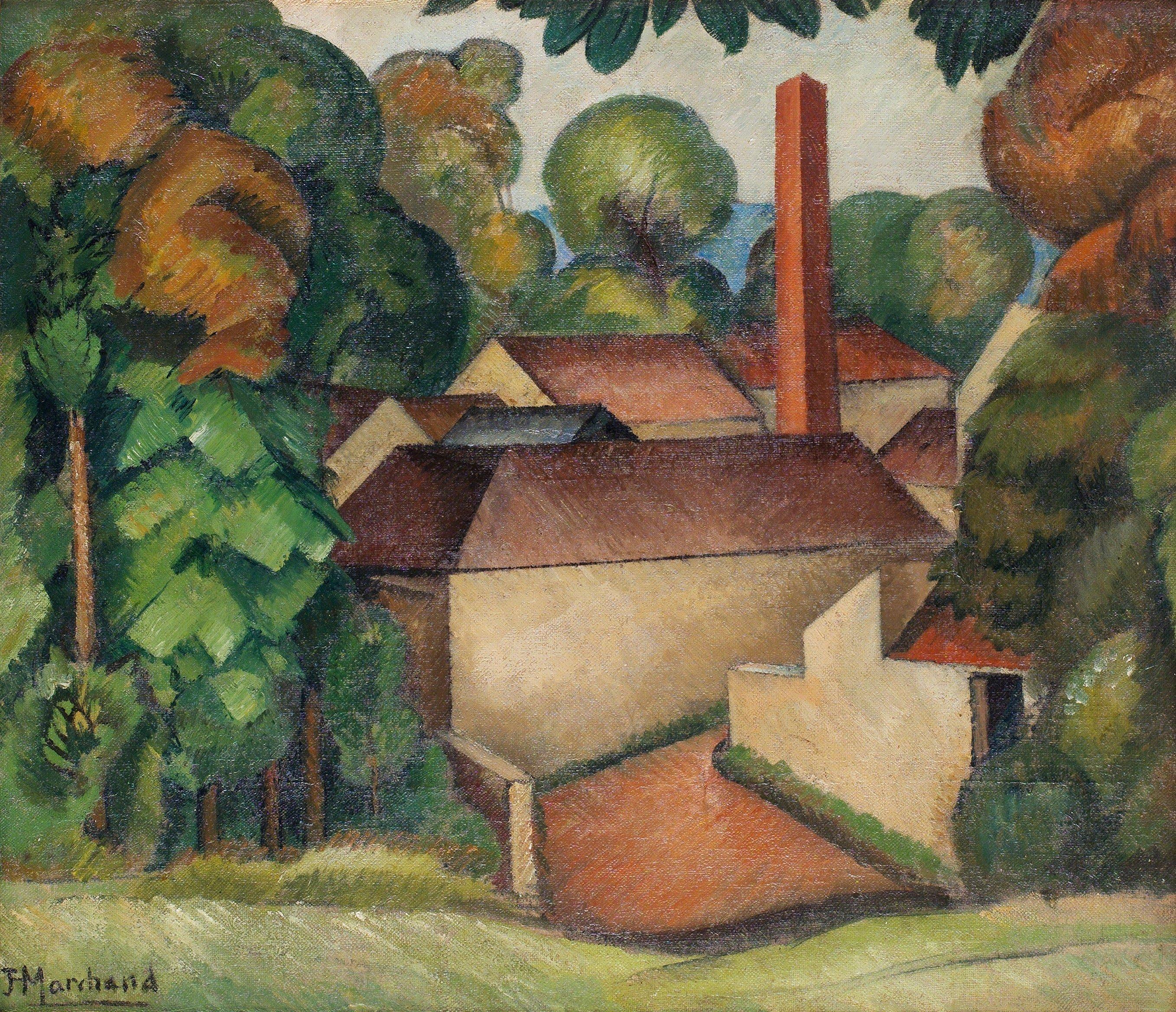 Jean Marchand - Cubist landscape