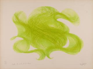 Jean Messagier - Carte De Visite De La Lune, 1968