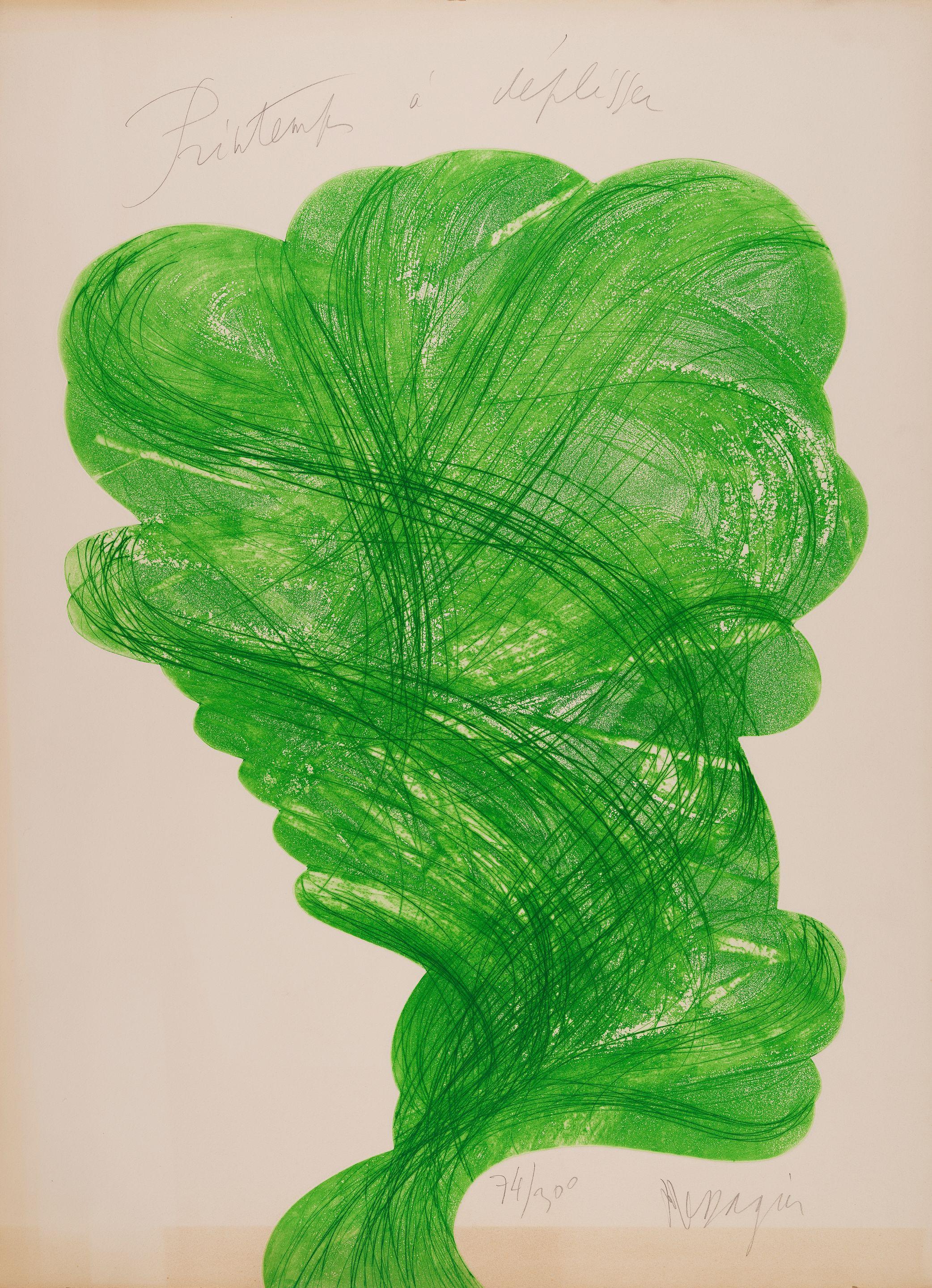 Jean Messagier - Printemps A Deplisser, 1972