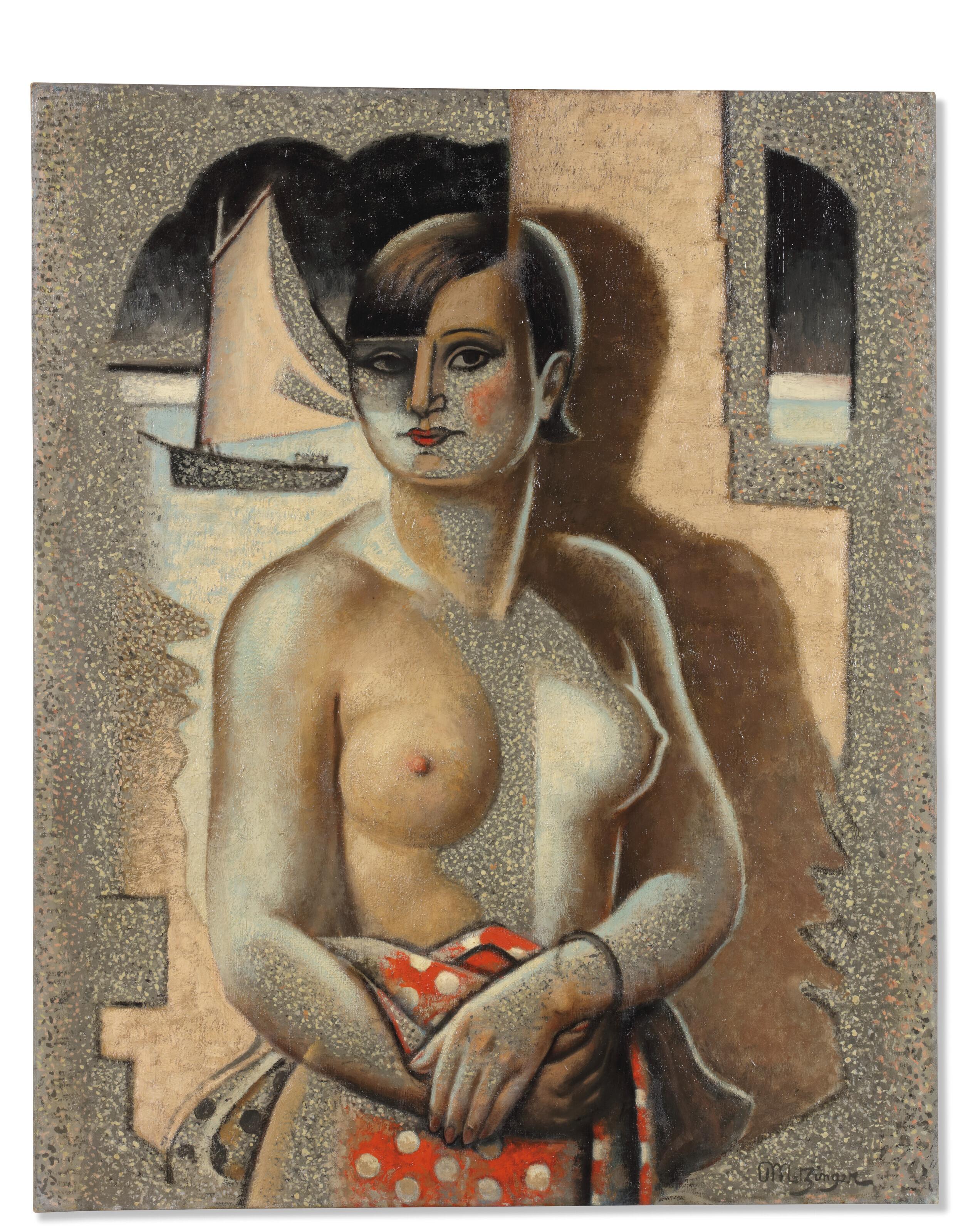 Jean Metzinger - Buste de Suzanne au bord de la mer