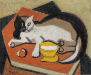 Jean Metzinger - Chat à la balle