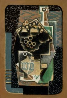 Jean Metzinger - Coupe de fruits, verre et bouteille