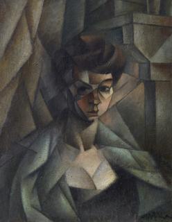 Jean Metzinger - Dame au décolleté (Madame Metzinger)