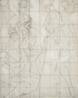 Jean Metzinger - Etude pour Danseuse dans un café