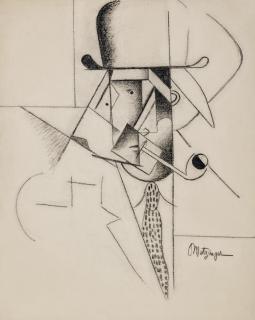 Jean Metzinger - Homme à la pipe