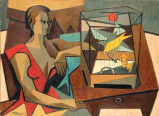 Jean Metzinger - La femme et la cage d\'oiseau