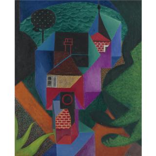 Jean Metzinger - Maison Cubiste Au Bord De L\'Eau
