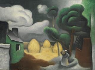 Jean Metzinger - Paysage Aux Trois Meules De Foin
