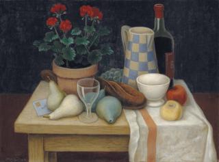 Jean Metzinger - Pot de géranium