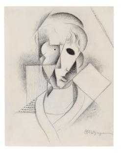 Jean Metzinger - Tête de jeune fille