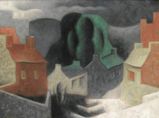 Jean Metzinger - Village Sous L\'Orage