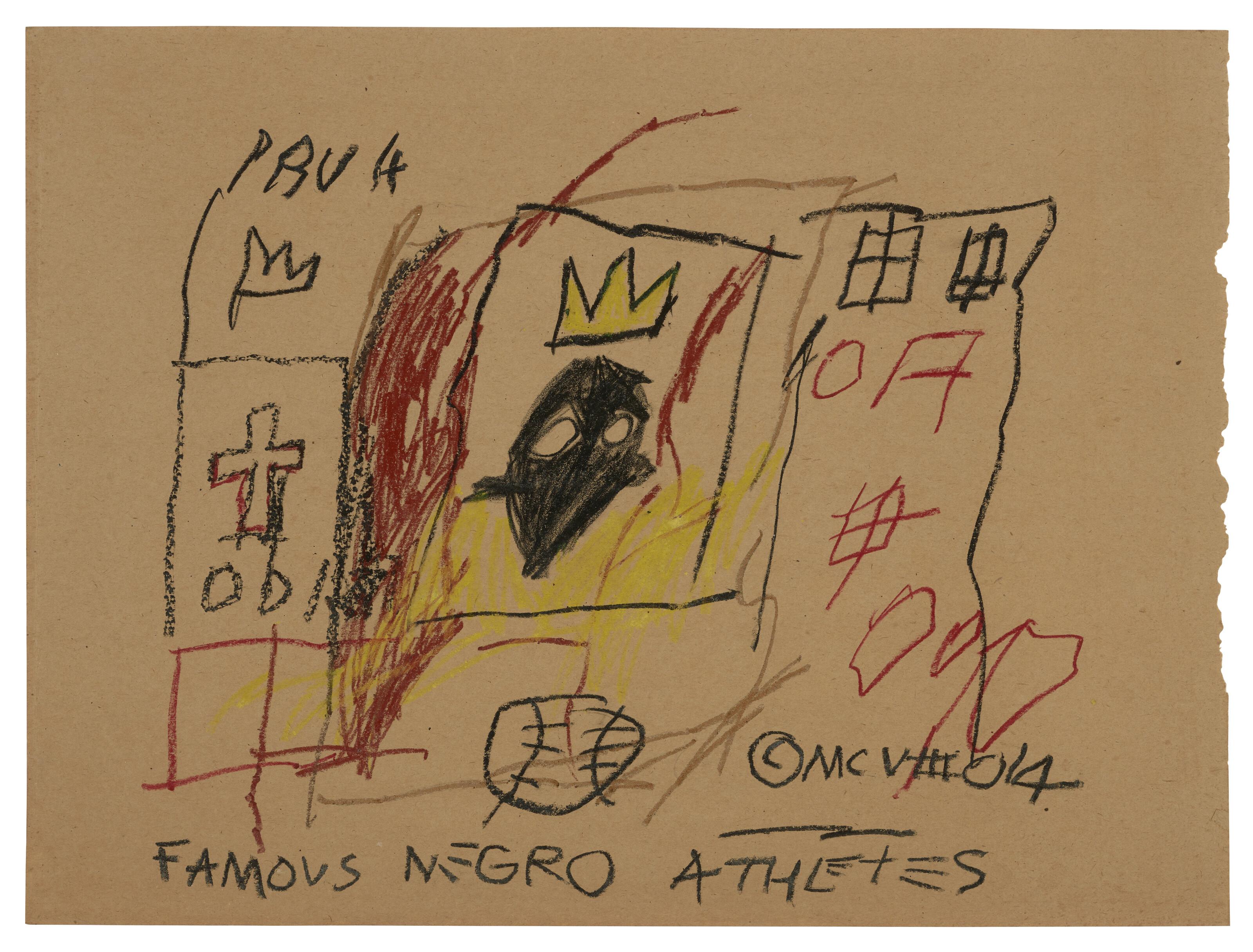 Jean-Michel Basquiat - Famous Negro Athletes