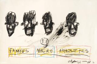 Jean-Michel Basquiat - Famous Negro Athletes