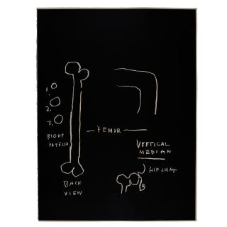 Jean-Michel Basquiat - Femur, from Anatomy