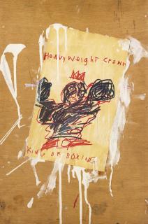 Jean-Michel Basquiat - Heavyweight Crown King Of Boxing