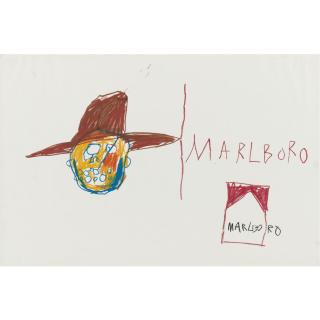 Jean-Michel Basquiat - Marlboro Man