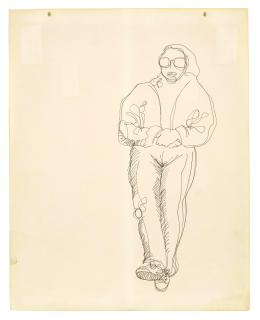 Jean-Michel Basquiat - Portrait of Allison Pantosh