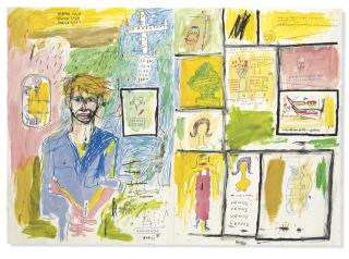 Jean-Michel Basquiat - Portrait of Jean Kallina