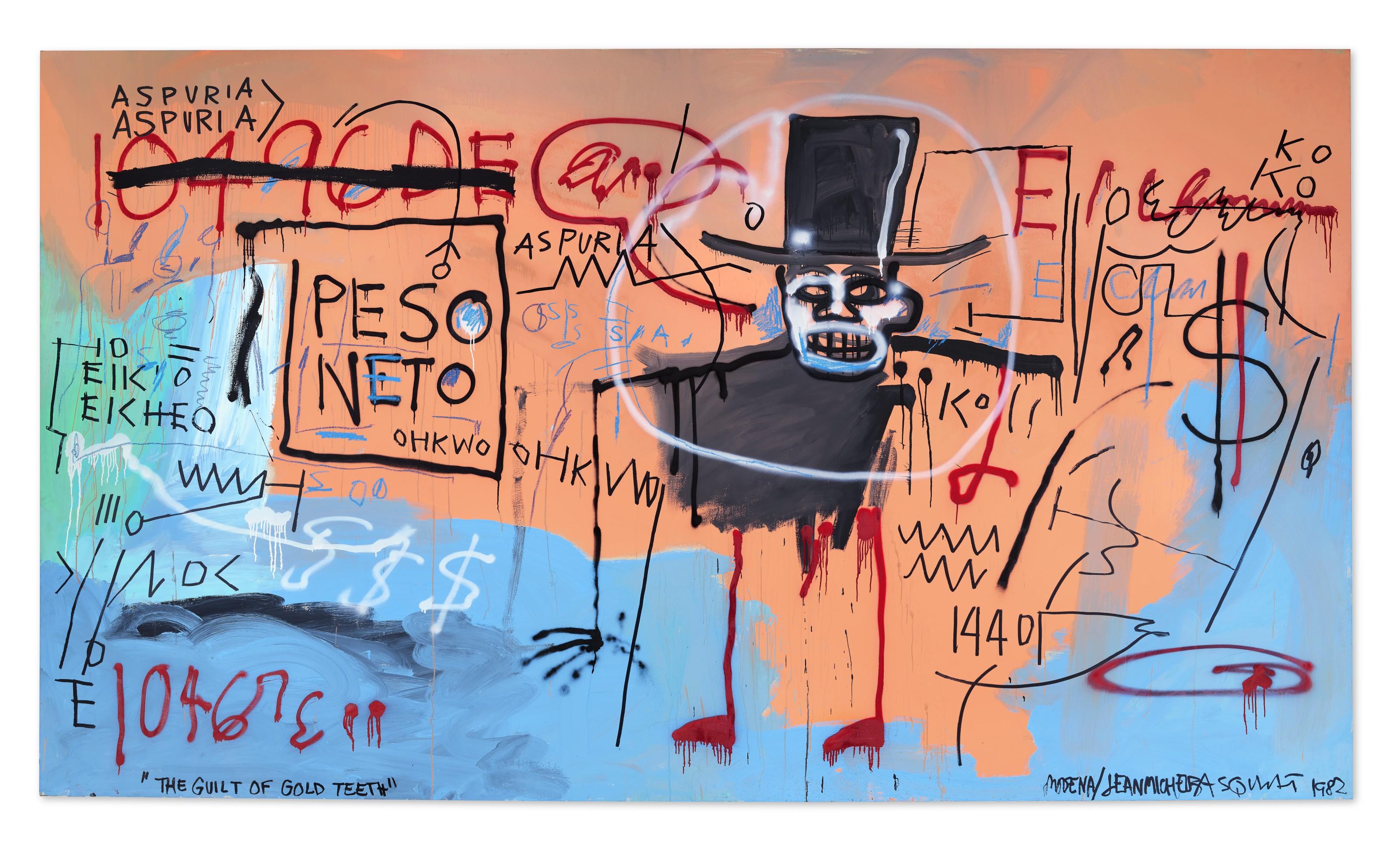 Jean-Michel Basquiat - The Guilt of Gold Teeth