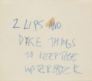 Jean-Michel Basquiat - Untitled (2 Lips And Dyke Things)