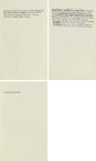 Jean-Michel Basquiat - Untitled (3 Text Pieces)