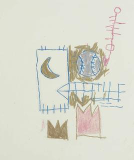 Jean-Michel Basquiat - Untitled (Baseball)
