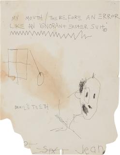 Jean-Michel Basquiat - Untitled (Braile Teeth)