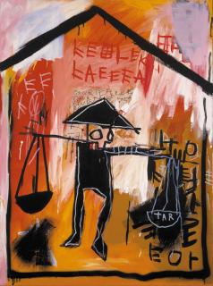 Jean-Michel Basquiat - Untitled (Chinese Man, Orange)