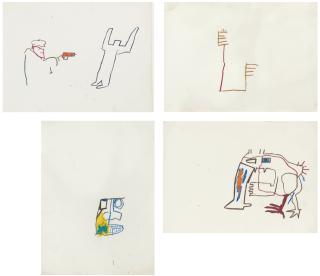 Jean-Michel Basquiat - Untitled [Four Works]