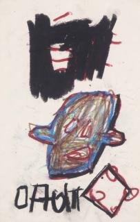 Jean-Michel Basquiat - Untitled (From The Series Famous Negro Athletes)