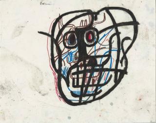 Jean-Michel Basquiat - Untitled (Skull)