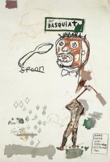 Jean-Michel Basquiat - Untitled (Spoon)