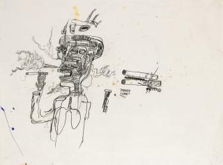 Jean-Michel Basquiat - Untitled (Tobacco)