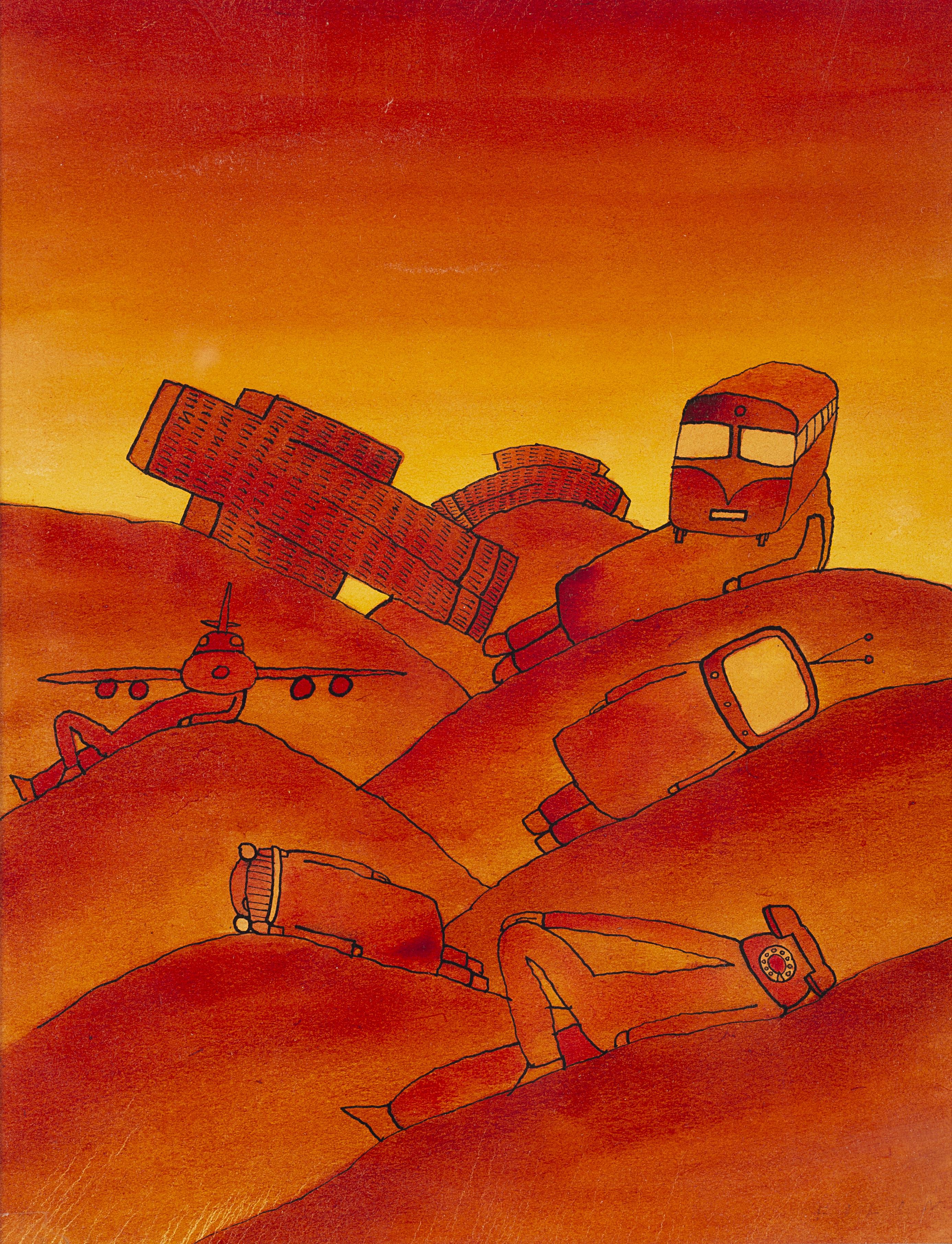 Jean-Michel Folon - Fatigue (La fatica)