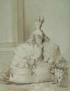 Jean Michel Moreau - Marie Antoinette.