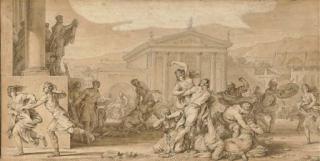 Jean-Michel Moreau - The Rape of the Sabine Women