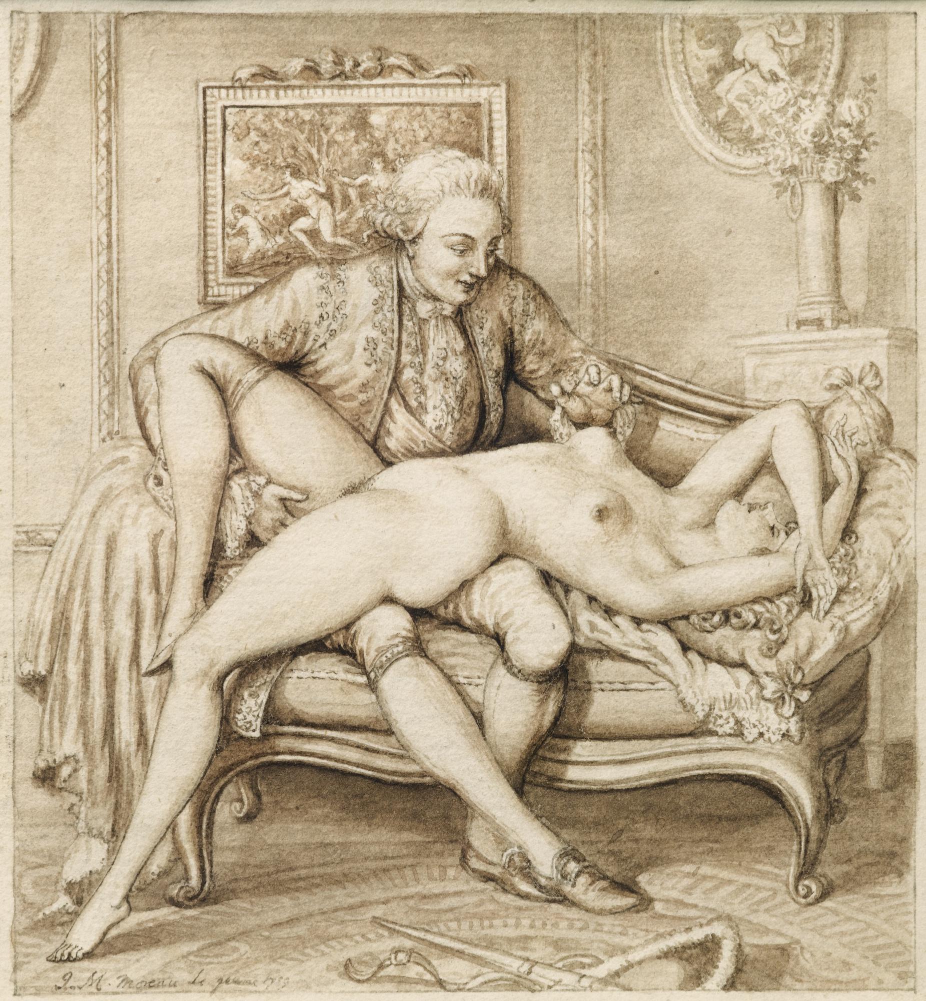 Jean-Michel Moreau - Three Erotic Scenes