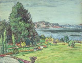 Jean Misceslas Peské - A Garden On The French Riviera