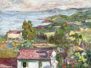 Jean Misceslas Peské - A view along the coast