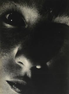 Jean Moral - Sans Titre (Visage), 1930Vintage Silver Print, Stamped \'Jean Moral Paris\' On The Reverse.