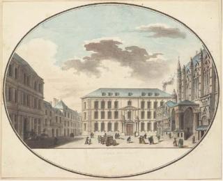 Jean-Nicolas-Louis Durand - La Sainte Chapelle, la Cour des Comptes dans le fond
