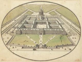 Jean-Nicolas-Louis Durand - L\'Hôtel des Invalides à vol d\'oiseau