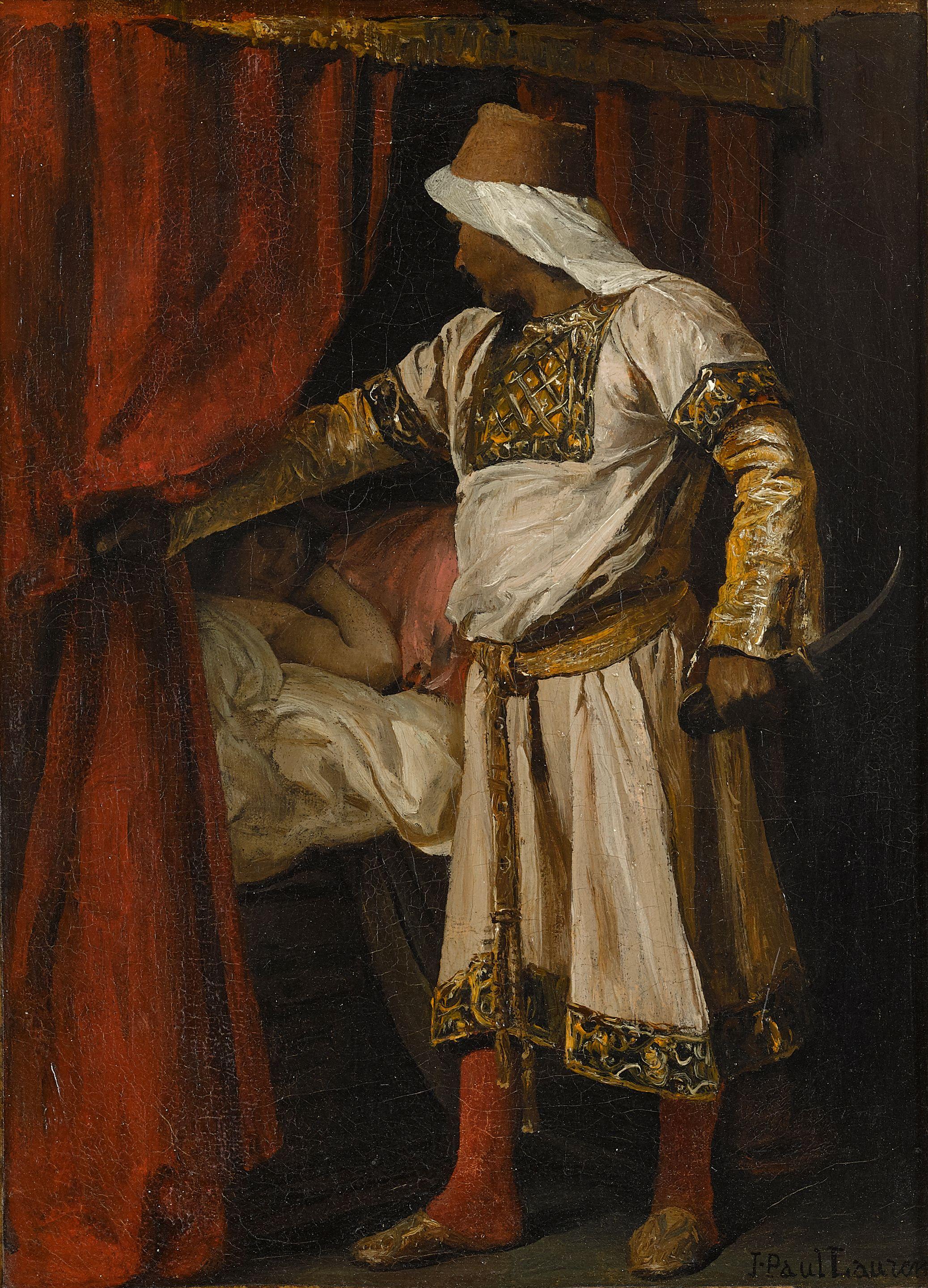 Jean-Paul Laurens - A Moorish guard